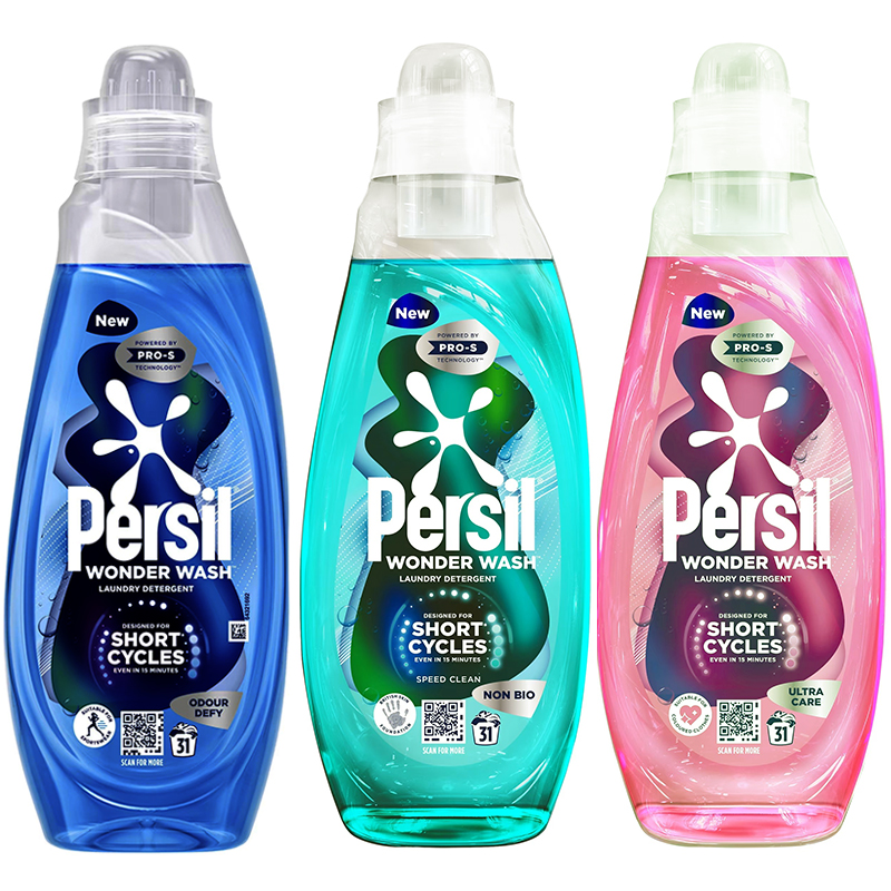 英国进口Persil宝莹Wonder洗衣液837ML衣物超洁净色彩鲜艳 3款选1