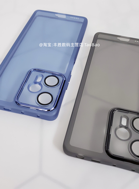 红米Note12Turbo手机壳Note12Pro+保护套探索版硅胶极速半透黑Redmi透明白12R自带镜头膜防摔防滑软壳男女款