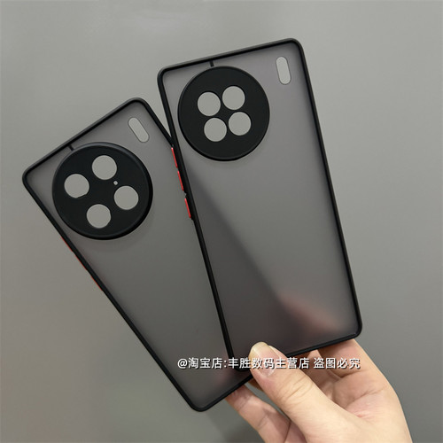 适用vivoX90手机壳X90S半透黑镜头全包小孔X90Pro保护套硅胶直角边肤感防摔磨砂软壳简约男士新款