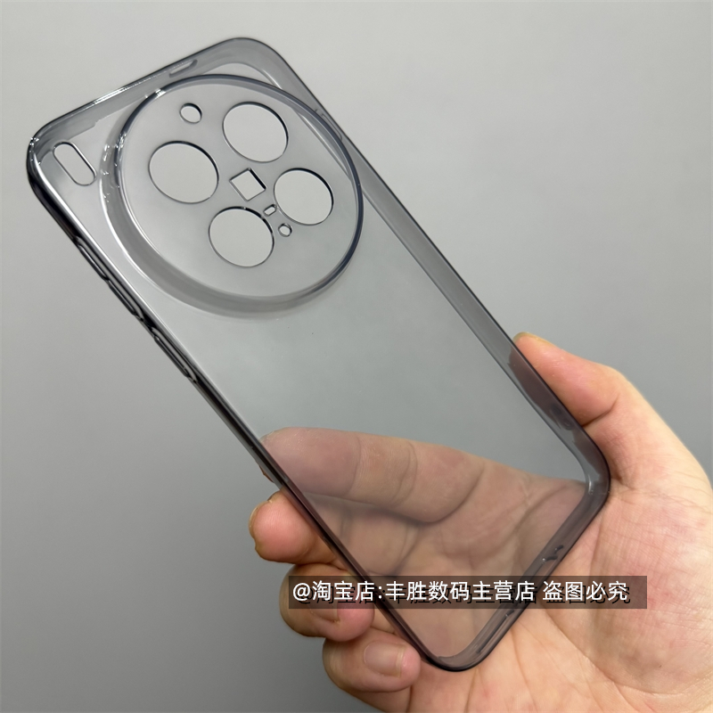 适用vivoX300手机壳X300Pro半透黑透明硅胶保护套小孔精孔防摔全包边软壳男女新款简约保护壳