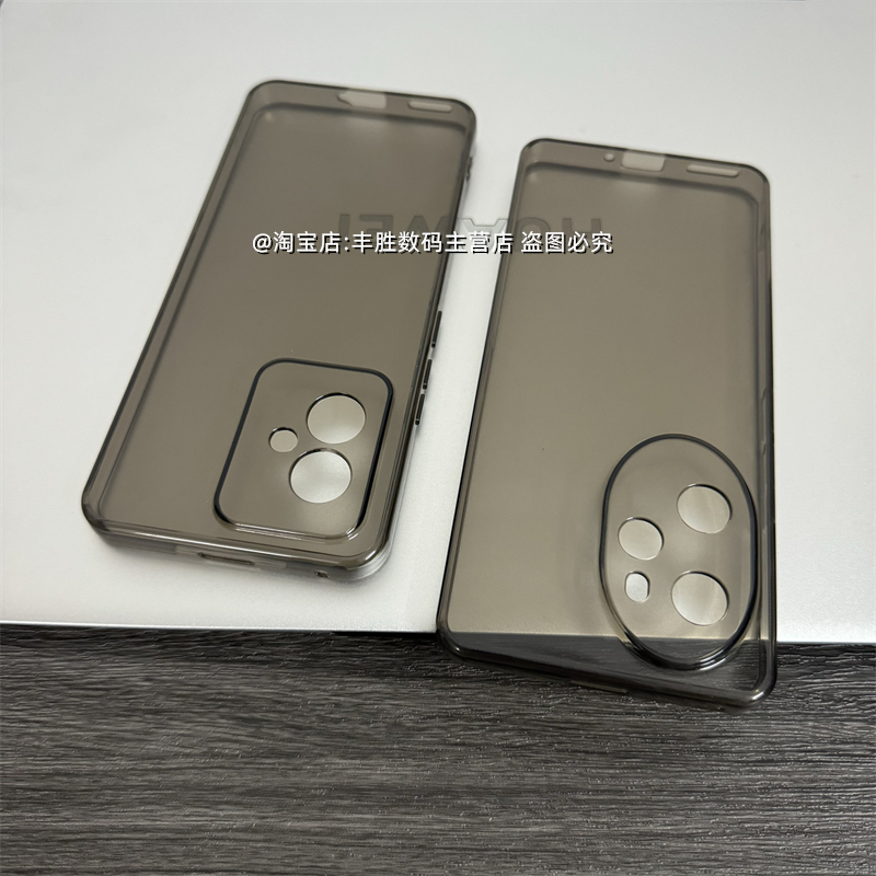 适用荣耀100手机壳100Pro保护套一百硅胶镜头小孔全包直角边半透黑透明软壳防摔简约男女新款