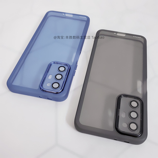 适用华为荣耀V30手机壳V30Pro保护套硅胶半透黑OXF AN00透白自带镜头膜防摔防滑直角边磨砂软壳简约男女款