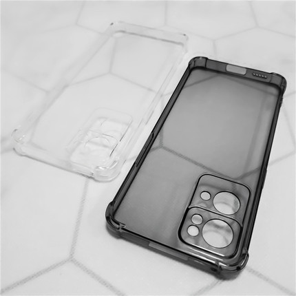 OPPOReno7手机壳Reno7Pro透黑透明硅胶套7SE气囊防摔全包超薄软壳