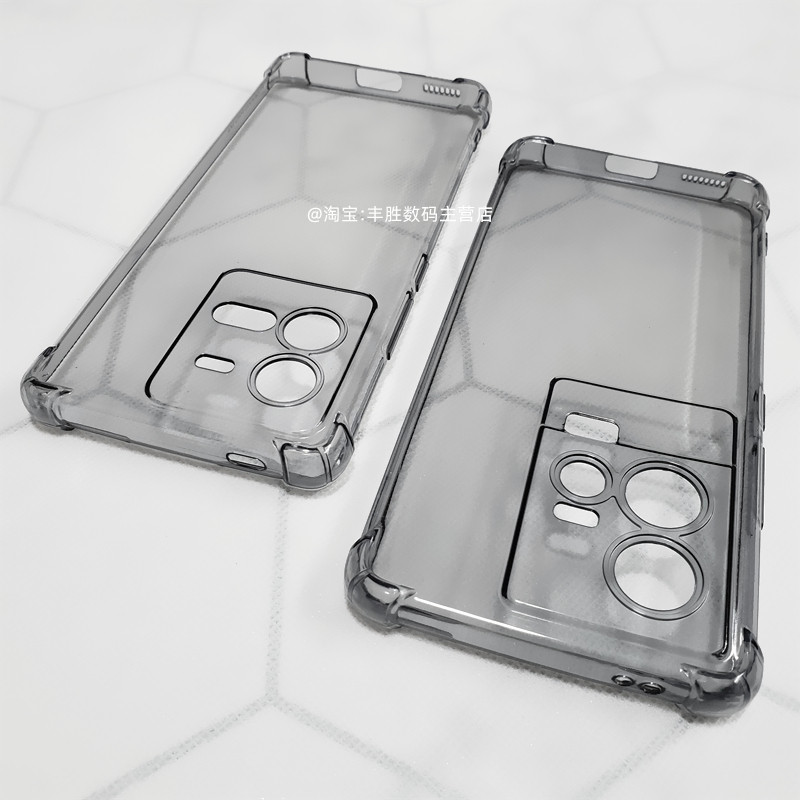 iQOO10Pro半透黑透明保护套