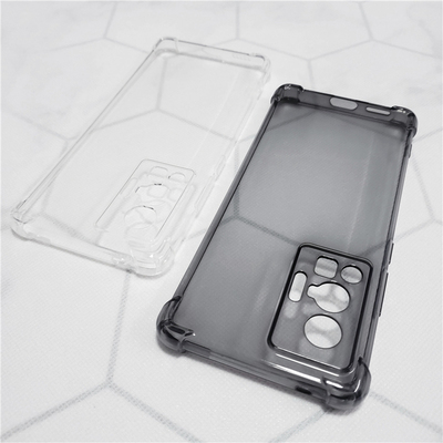 vivoX70手机壳X70Pro透黑透明硅胶套X70Pro+气囊防摔全包边软壳薄