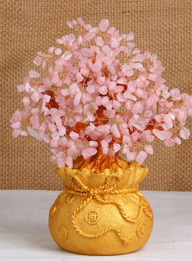 厂家直销天然水晶招财树