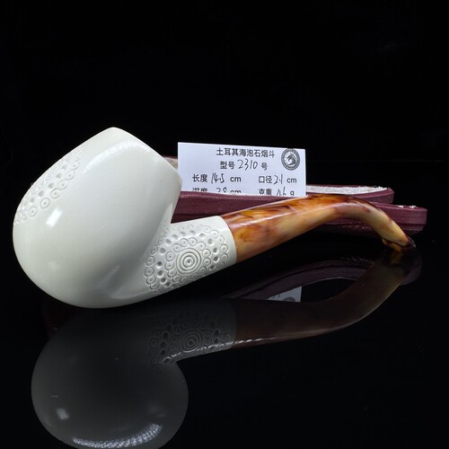 土耳其进口海泡石烟斗2310特级雪花料大师手工雕刻签名