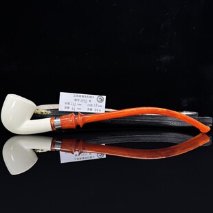 土耳其海泡石烟斗2335长柄阅读斗特级料大师手工雕刻签名