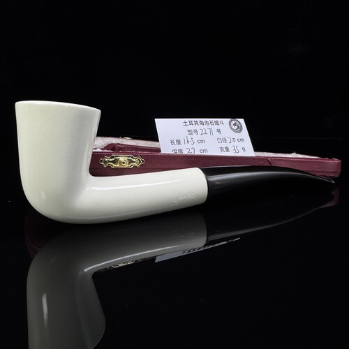 土耳其海泡石烟斗2271特级雪花料大师手工雕刻签名