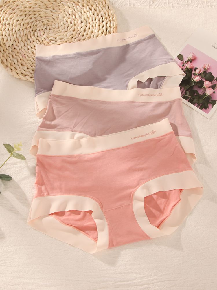 布可可日系少女内裤学生莫代尔无痕透气抗菌中腰舒适简约三角短裤,女士内衣/男士内衣/家居服,女三角裤,淘宝优惠券,粉丝福利购,淘宝优惠卷