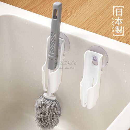 日本进口水槽杯刷置物架悬挂沥干