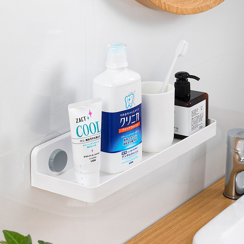 日本免打孔厨房洗漱台收纳壁挂架