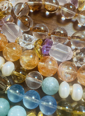 【富婆大女主高定系列】多款！原创设计师项链纯天然高品水晶胶花