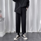 2023春季新款B315港风韩版宽松小西裤潮流九分裤K2012P45-控58，男装休闲裤，电商B315