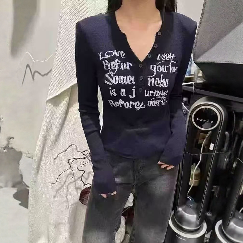 【11.29慧姐大码女装】2025新款针织上衣DYT桃5369-