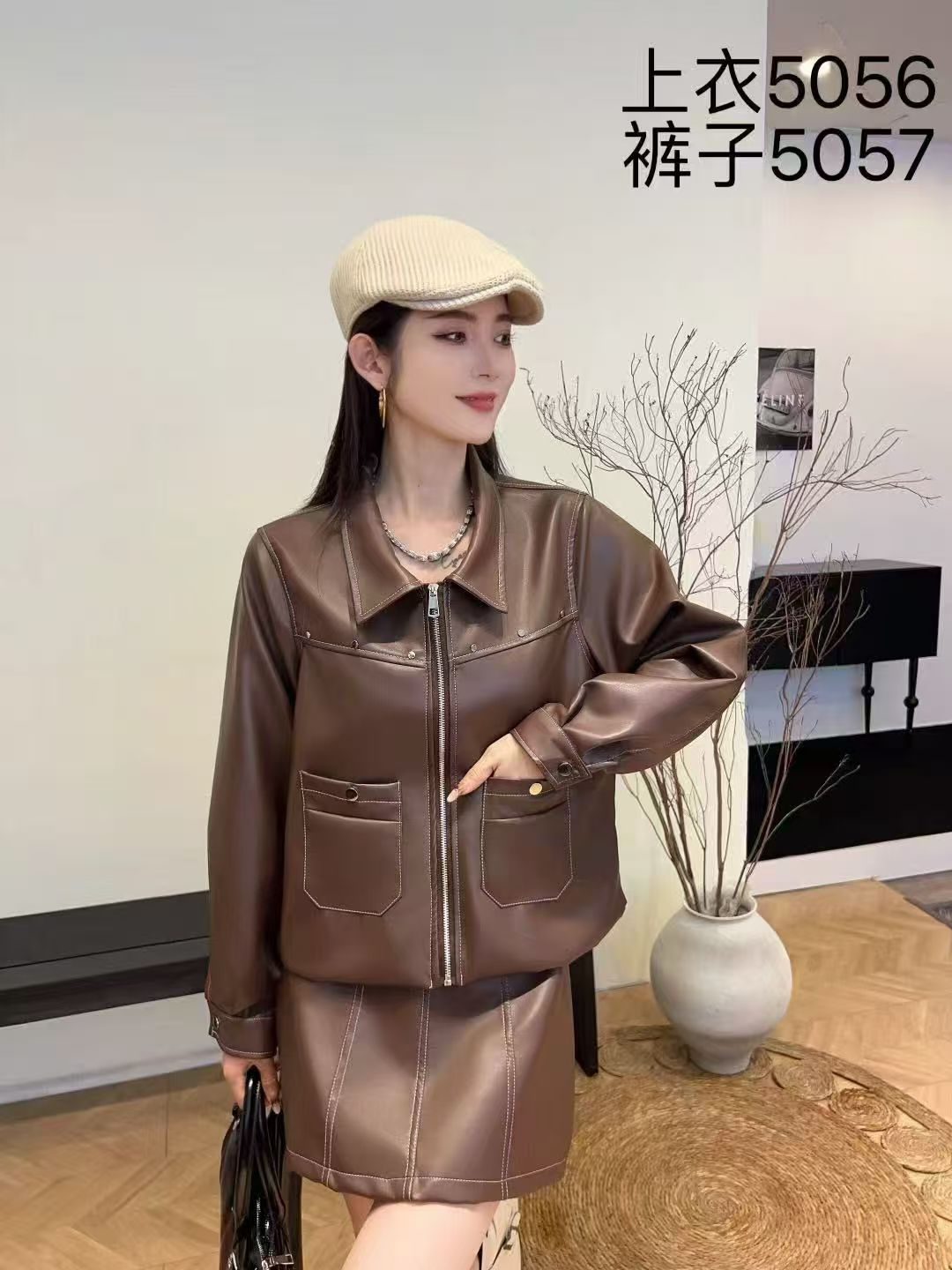 【9.17慧姐大码女装】2025新款上衣外套DTT5056