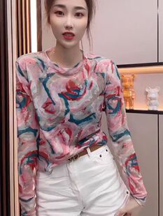 【1.12慧姐大码女装】2025新款圆领花衫99823-