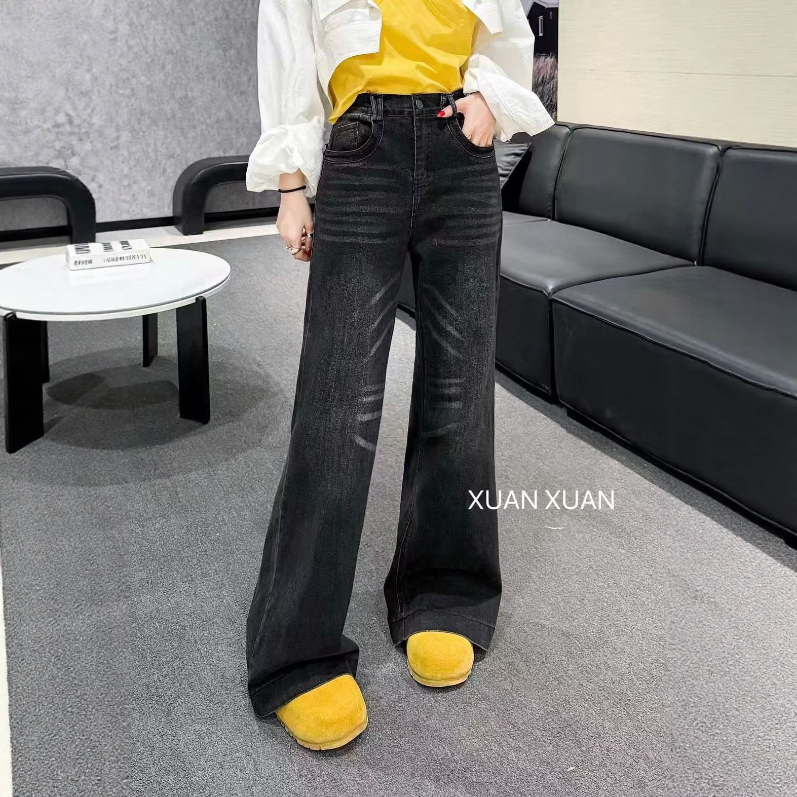 【1.4慧姐大码女装】2025新款牛仔裤子XX萱8780-,女装/女士精品,大码羽绒服,淘宝优惠券,粉丝福利购,淘宝优惠卷