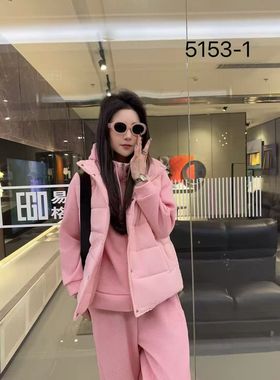 【11.28慧姐大码女装】2025新款棉马甲DTT5153-1-