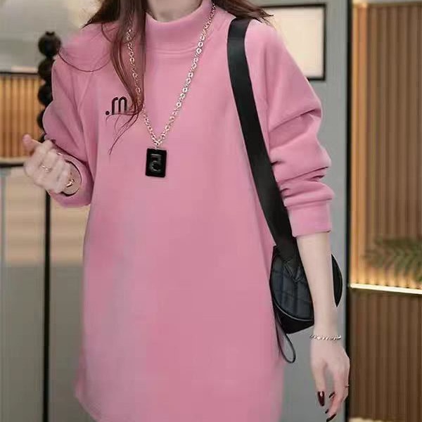 【12.1慧姐大码女装】2025新款加绒防风长款上衣CZ90036-