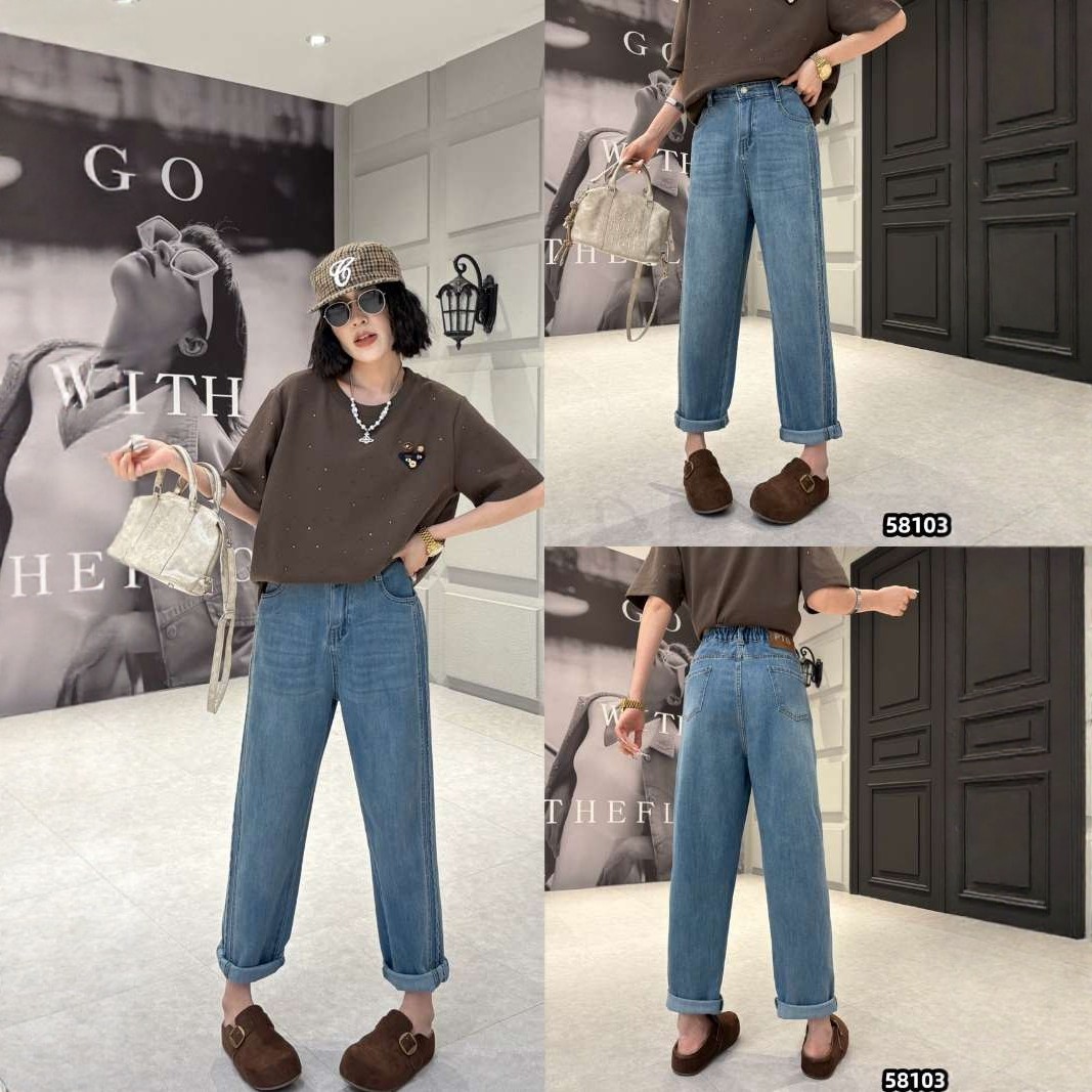 【12.20慧姐大码女装】2025新款牛仔裤子NN58103-,女装/女士精品,大码羽绒服,淘宝优惠券,粉丝福利购,淘宝优惠卷