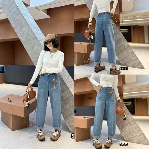 【12.18慧姐大码女装】2025新款裤子NN宁58101-7153