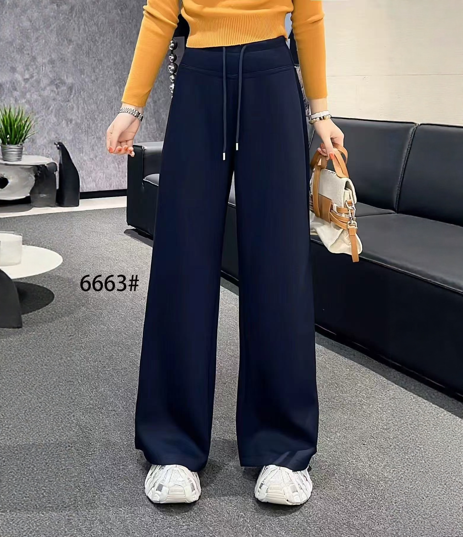 【9.21慧姐大码女装】2025新款裤子XY意6663-