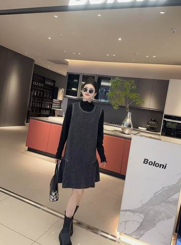 【12.1慧姐大码女装】2025新款I满天星雪花妮套装裙GNE歌6009-