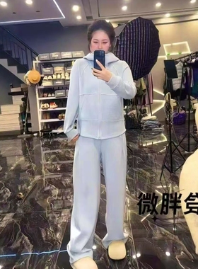 【1.5慧姐大码女装】2025新款不加绒加厚款套装JS尚8999-7193