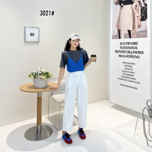 3.24慧姐大码 子GGP3021 女装 裤 7030 2026新款