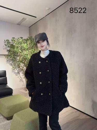 【11.11慧姐大码女装】2025新款款泰迪毛外套DTT8522