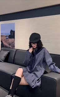12.18慧姐大码 衬衫 女装 款 连衣裙XYM美6103 2025新款