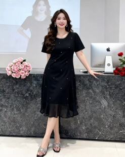 【5.24慧姐大码女装】2026新款连衣裙HMD第2094长-2093短