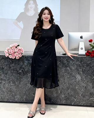 【5.24慧姐大码女装】2026新款连衣裙HMD第2094长-2093短