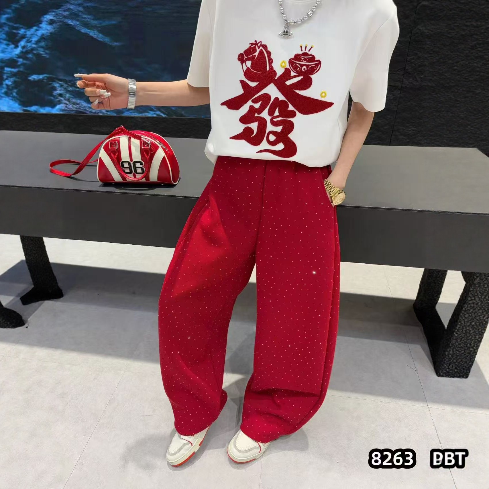 【12.26慧姐大码女装】2025新款满天星裤子QSHF8263-,女装/女士精品,大码羽绒服,淘宝优惠券,粉丝福利购,淘宝优惠卷