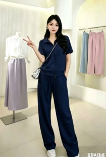【5.10慧姐大码女装】2026新款套装JS8932-