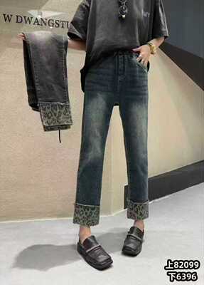 【3.5慧姐大码女装】2026新款牛仔裤子RMYY6396-
