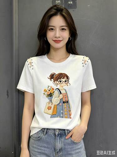 【7.14慧姐大码女装】2026新款半袖QQ3572-