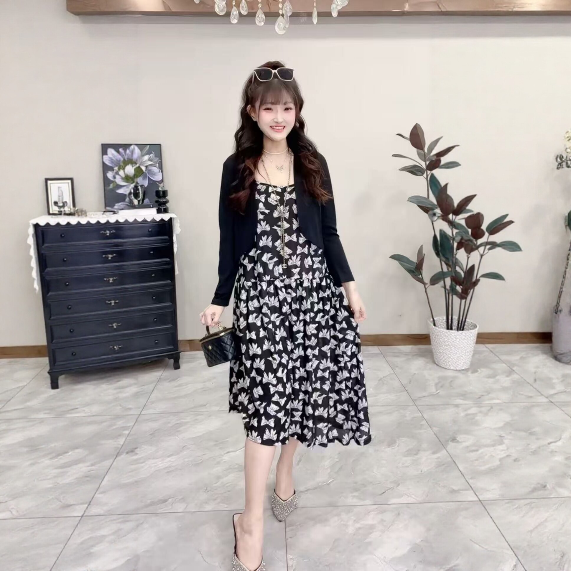 【5.24慧姐大码女装】2026新款套装连衣裙AJY衣6017-7035