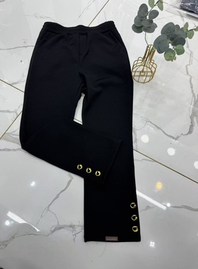 【11.2慧姐大码女装】2025新款加绒小脚裤子JYT55023-