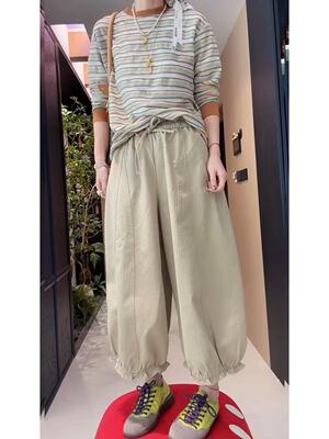 【3.28慧姐大码女装】2026新款灯笼裤子PYY6077-1-