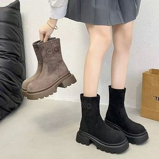 鹿皮绒短鞋 2025新款 女装 LL905 11.27慧姐大码