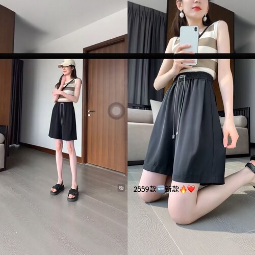 【6.30慧姐大码女装】2026新款短裤BJS丝2559-