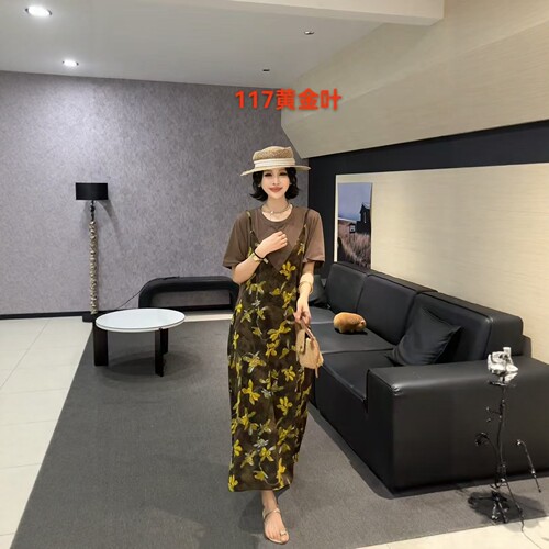 【7.14慧姐大码女装】2026新款连衣裙FF菲117-