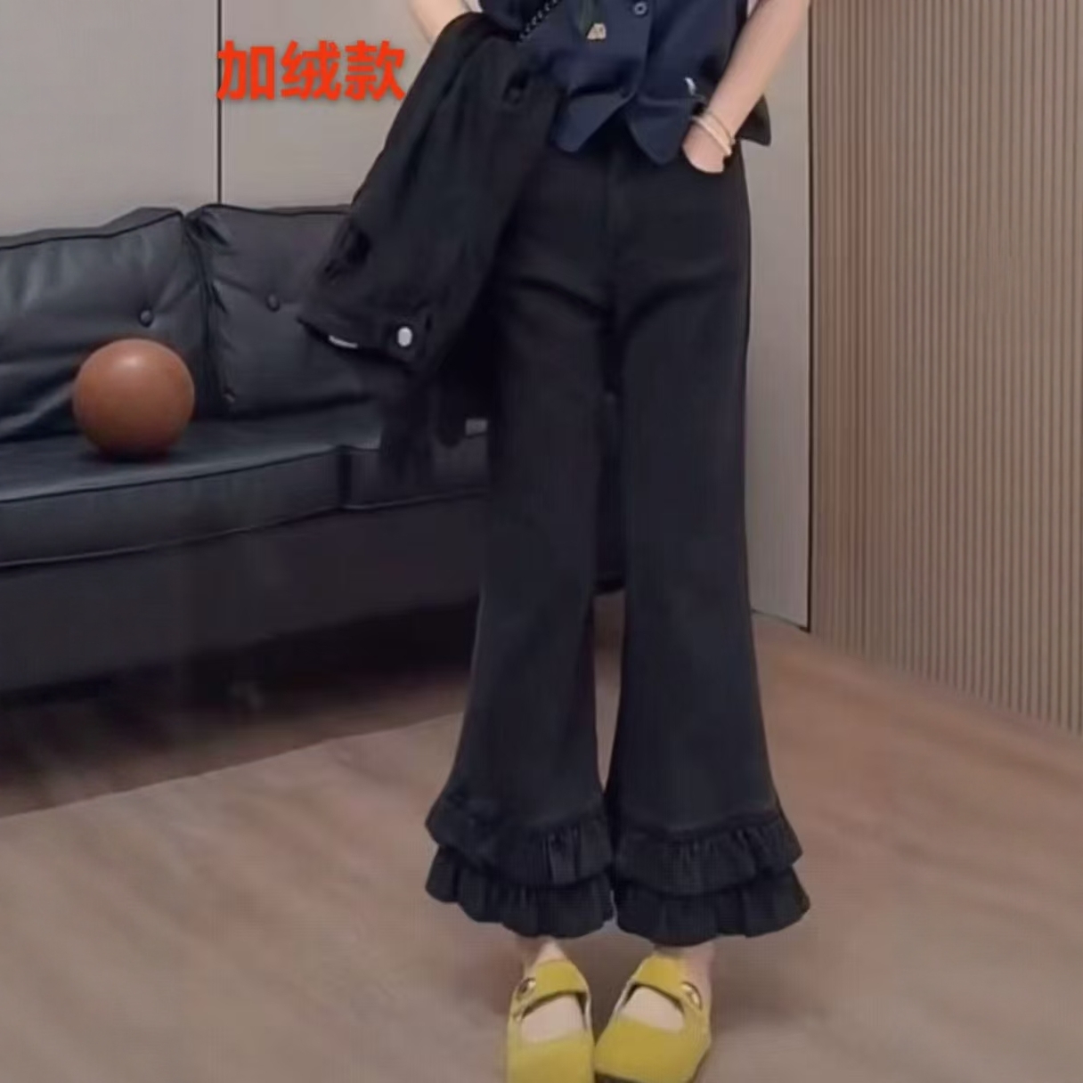 【11.24慧姐大码女装】2025新款裤子SZS66117-2-7130