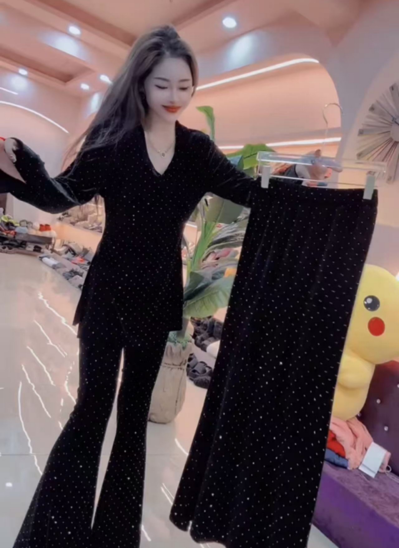 【1.7慧姐大码女装】2025新款满钻裤子LJ姐3268-,女装/女士精品,大码羽绒服,淘宝优惠券,粉丝福利购,淘宝优惠卷