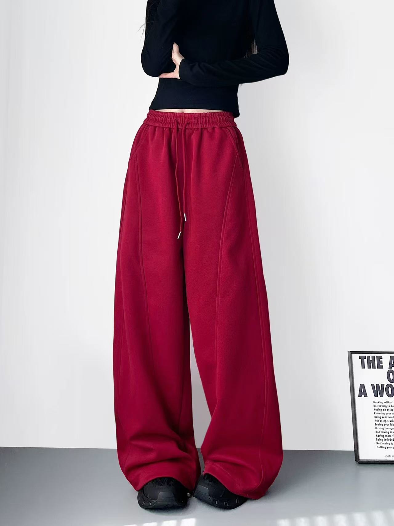 【11.27慧姐大码女装】2025新款加绒裤子SSDK8806-