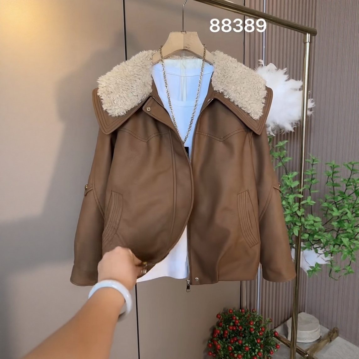 【11.14慧姐大码女装】2025新款棉服外套PDD88389-71125