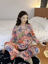 【11.24慧姐大码女装】2025新款家居服套装YMR1018-1