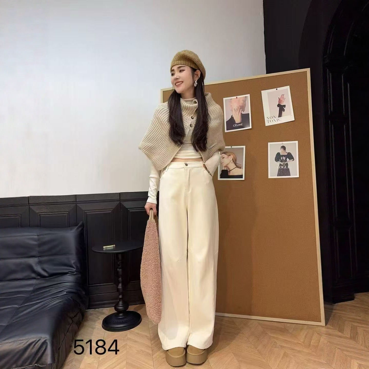 【11.28慧姐大码女装】2025新款工 装加绒牛仔裤子DTT5184-